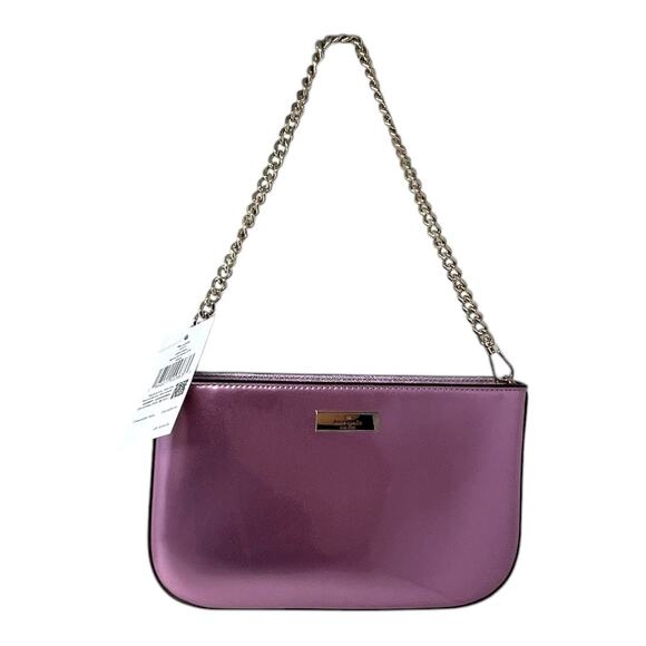 Kate Spade Glitter Lilly Pochette Quartz Pink 🎁 New in Bag $249 - Picture 4 of 5